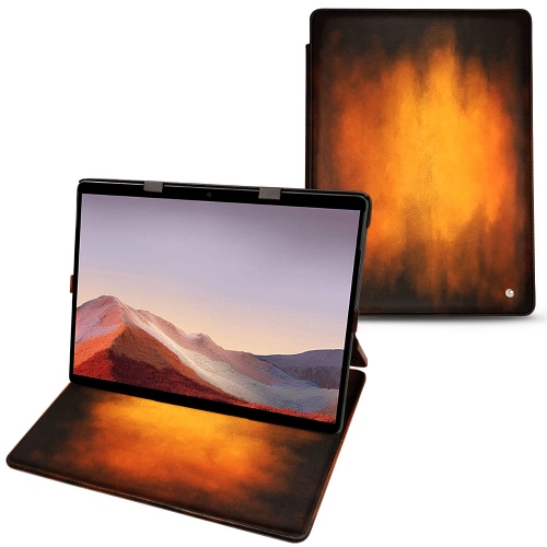 硬质真皮保护套 MMicrosoft Surface Pro XFauve Patine
