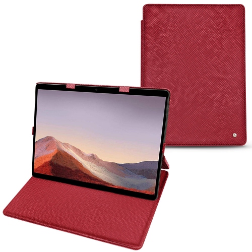 Capa em pele Microsoft Surface Pro XRouge passion ( Pantone #a6192e ) 