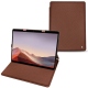 Funda de piel Microsoft Surface Pro X - Marron délicat