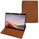Microsoft Surface Pro X leather case - Marron Veggie