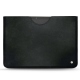 Lederschutzhülle Microsoft Surface Pro X - Dark vintage ( Roughtcut - Black#5256 ) 