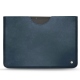 가죽 커버 Microsoft Surface Pro X - Jean vintage ( Roughtcut - Pantone 285U  ) 