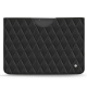 가죽 커버 Microsoft Surface Pro X - Noir - Couture ( Nappa - Black ) 