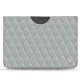 Capa em pele Microsoft Surface Pro X - Gris - Couture ( Nappa - Pantone W428C ) 