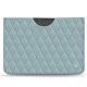 Microsoft Surface Pro X leather pouch - Bleu ciel - Couture ( Nappa - Pantone 277C ) 