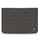 Funda de piel Microsoft Surface Pro X - Anthracite - Couture ( Pantone 424C ) 