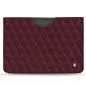 가죽 커버 Microsoft Surface Pro X - Lie de vin - Couture ( Pantone 5115C ) 