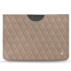 가죽 커버 Microsoft Surface Pro X - Taupe vintage - Couture