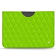 Funda de piel Microsoft Surface Pro X - Vert fluo - Couture