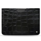 Funda de piel Microsoft Surface Pro X - Crocodile nero