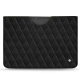 Microsoft Surface Pro X leather pouch - Negre poudro - Couture