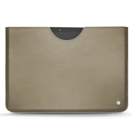 Choose Noreve for your leather tablet pouchesDarboun sabla ( Pantone #BCB1A1 )