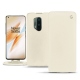 OnePlus 8 Pro leather case - Blanc (  Nappa - White ) 