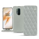 Lederschutzhülle OnePlus 8 Pro - Gris - Couture ( Nappa - Pantone W428C ) 