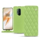 Housse cuir OnePlus 8 Pro - Vert olive - Couture ( Nappa - Pantone 578U ) 