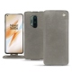 Lederschutzhülle OnePlus 8 Pro - Acier vintage ( Pantone 403C ) 