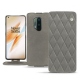 硬质真皮保护套 OnePlus 8 Pro - Acier vintage - Couture