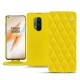 Custodia in pelle OnePlus 8 Pro - Jaune fluo - Couture