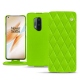 Capa em pele OnePlus 8 Pro - Vert fluo - Couture
