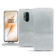 OnePlus 8 Pro leather case - Platinium ( Pantone 877C ) 