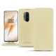OnePlus 8 Pro leather case - Beige PU