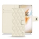 Funda de piel OnePlus 8 Pro - Blanc - Couture ( Bologna - White ) 