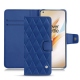Funda de piel OnePlus 8 Pro - Bleu océan - Couture ( Nappa - Pantone 293C ) 