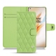 Housse cuir OnePlus 8 Pro - Vert olive - Couture ( Nappa - Pantone 578U ) 