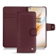 Capa em pele OnePlus 8 Pro - Lie de vin ( Pantone 5115C ) 