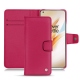 OnePlus 8 Pro leather case - Rose fluo