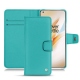 Lederschutzhülle OnePlus 8 Pro - Bleu fluo