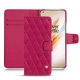 Custodia in pelle OnePlus 8 Pro - Rose fluo - Couture