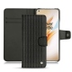 レザーケース OnePlus 8 Pro - Abaca nero