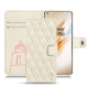 Custodia in pelle OnePlus 8 Pro - Blanc escumo - Couture