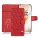 レザーケース OnePlus 8 Pro - Rouge troupelenc - Couture