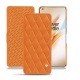 OnePlus 8 Pro leather case - Orange - Couture ( Nappa - Pantone 1495U ) 