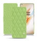 Housse cuir OnePlus 8 Pro - Vert olive - Couture ( Nappa - Pantone 578U ) 