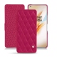 OnePlus 8 Pro leather case - Rose fluo - Couture
