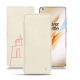 Housse cuir OnePlus 8 Pro - Blanc escumo