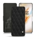 レザーケース OnePlus 8 Pro - Negre poudro - Couture