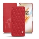 Capa em pele OnePlus 8 Pro - Rouge troupelenc - Couture