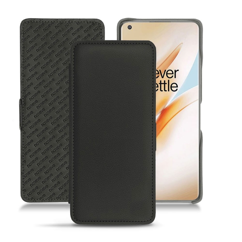 Lederschutzhülle OnePlus 8 Pro - Noir PU