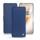 Housse cuir OnePlus 8 Pro - Bleu frisson