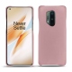 Coque cuir OnePlus 8 Pro - Rose ( Nappa - Pantone 2365C ) 