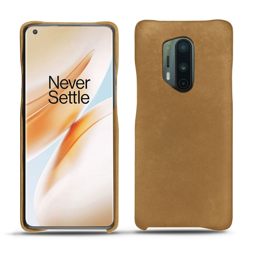 Conchas de cuero para su OnePlus 8 ProSable vintage ( Pantone #9b7340 ) 