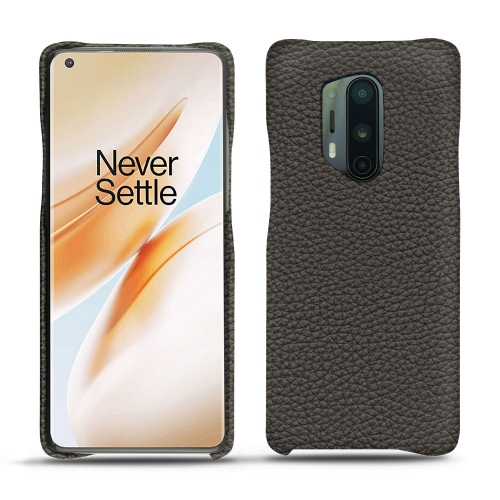 OnePlus 8 Pro用のレザーシェルAnthracite ( Pantone #41403c ) 