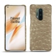 Capa em pele OnePlus 8 Pro - Autruche desert