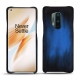 Coque cuir OnePlus 8 Pro - Bleu Patine