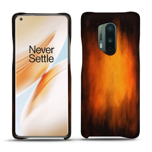 OnePlus 8 Pro用のレザーシェルFauve Patine