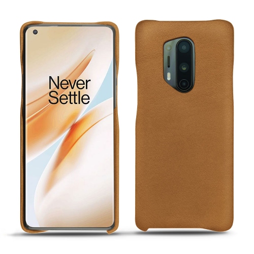 Lederschalen für Ihren OnePlus 8 ProCastan esparciate ( Pantone #824F2A )